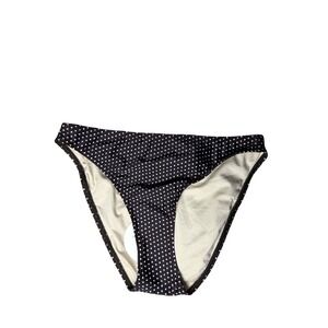 Peony Polka Dot Bikini Bottoms High Waisted Swimsuit US 4